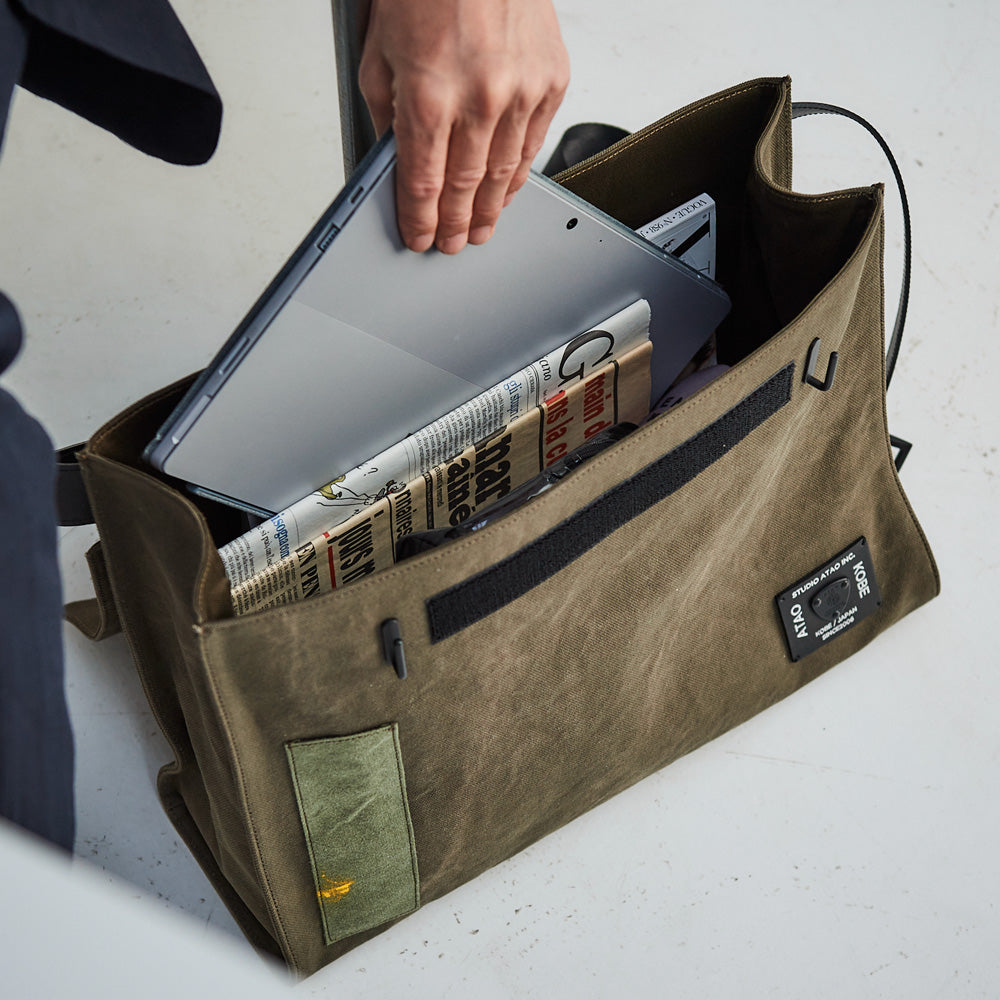 ｜1点物｜ヴィンテージ素材をつかったミリタリーバッグ