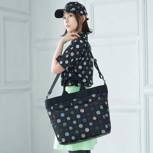 ロッカートート(ハーモニードットライン)／ブラック