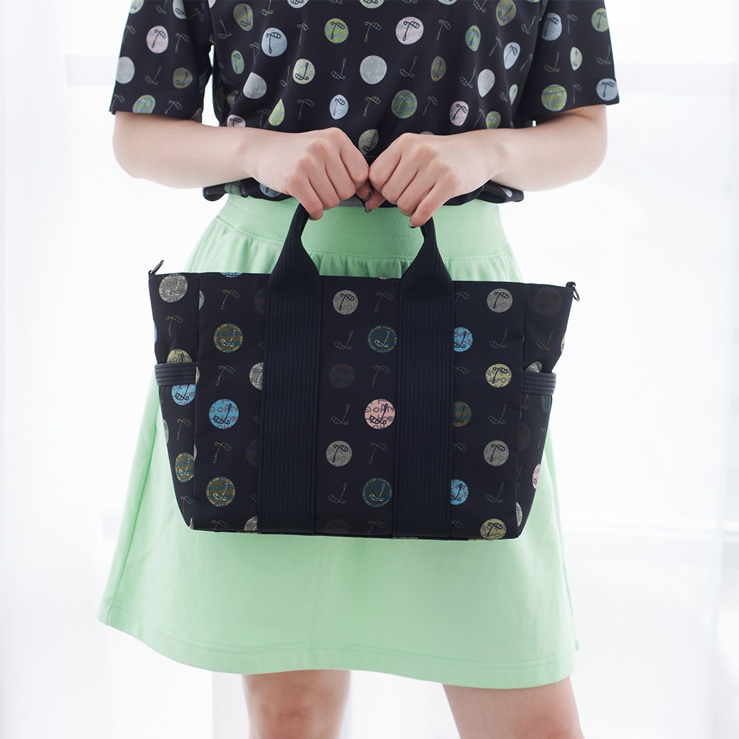 カートトート(ハーモニードットライン)／ブラック