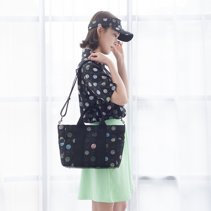 カートトート(ハーモニードットライン)／ブラック