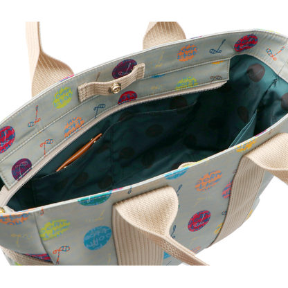 カートトート(ハーモニードットライン)／ブラック