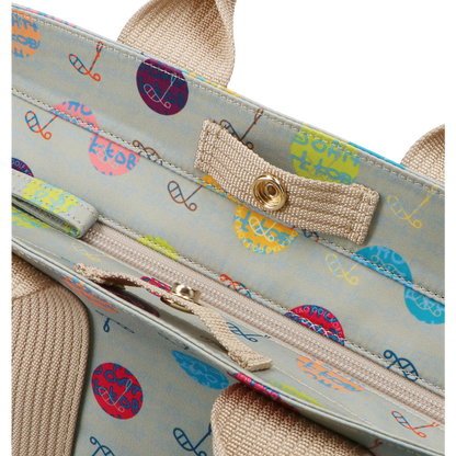 カートトート(ハーモニードットライン)／ブラック