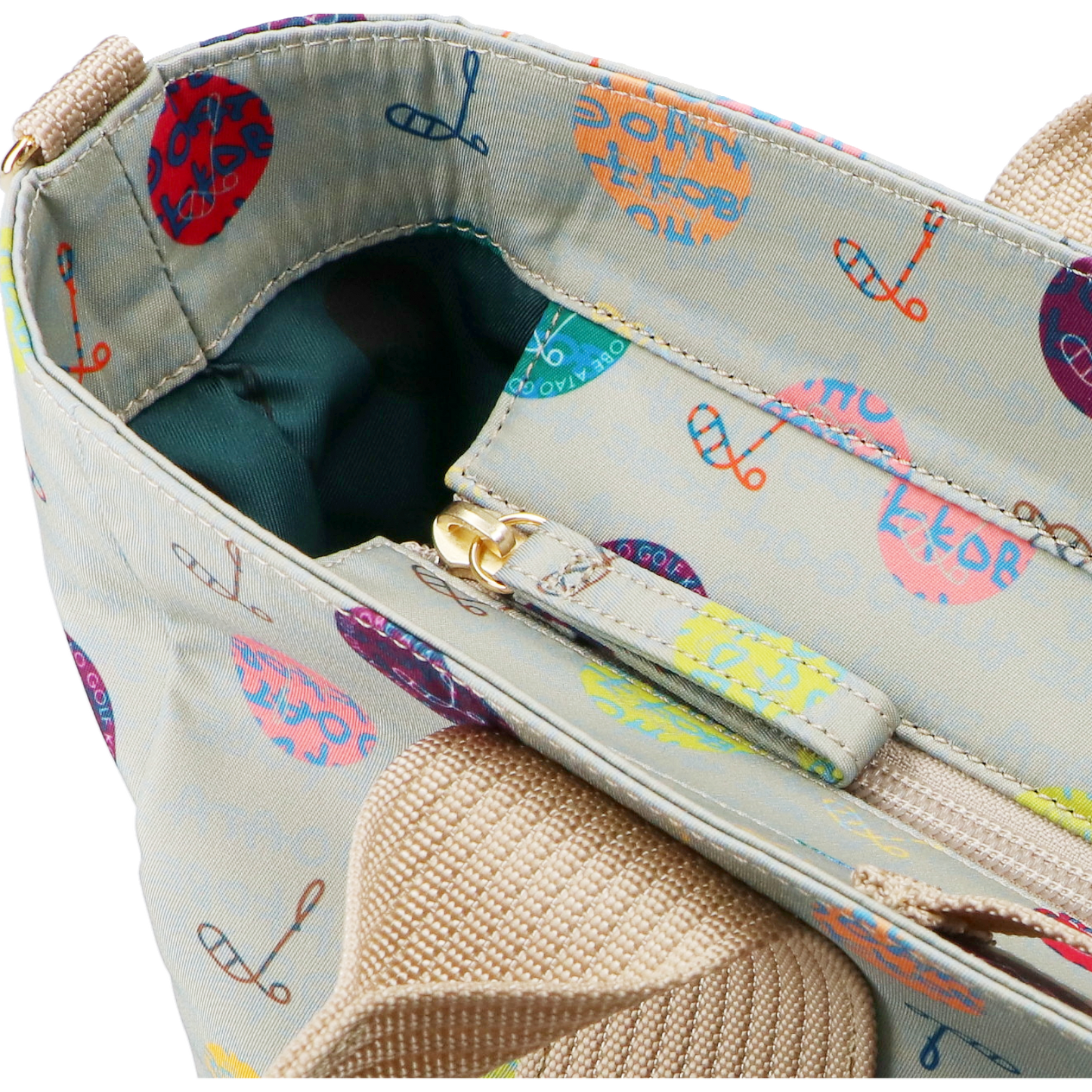 カートトート(ハーモニードットライン)／ブラック