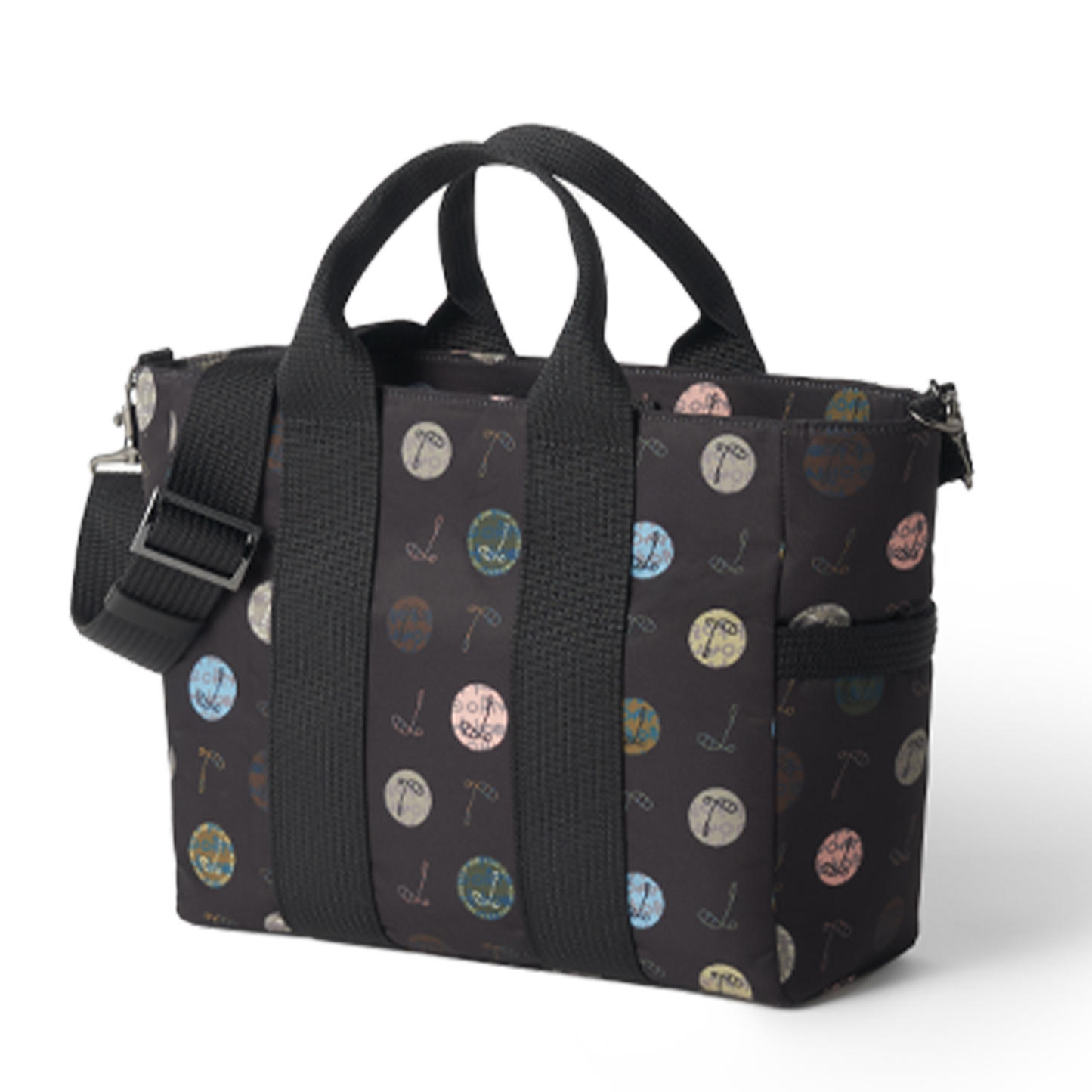 カートトート(ハーモニードットライン)／ブラック